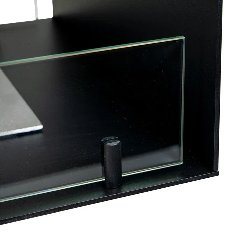 Șemineu pe bioetanol Foco Room Divider 1000 - Divizor de cameră elegant, 100cm lățime, vizibil din 3 părți