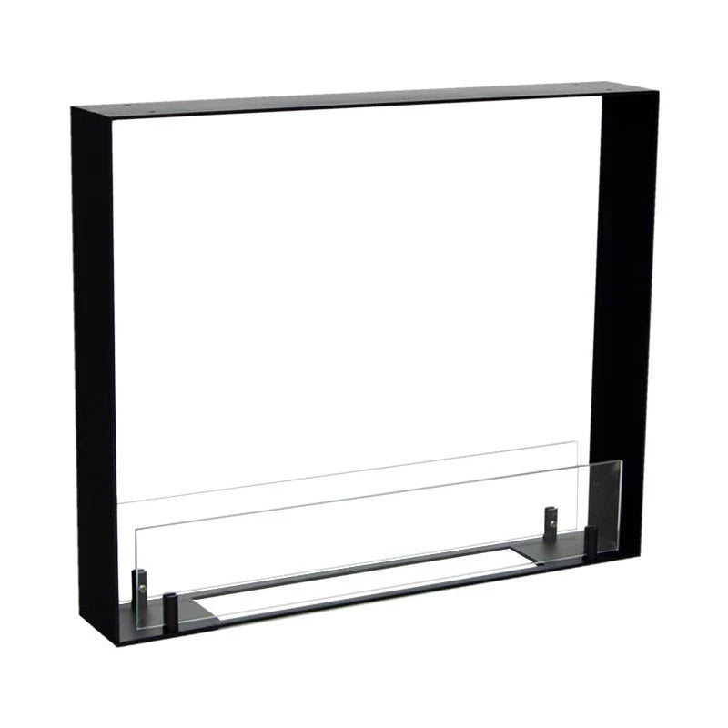 Foco Two 600 Ultra Slim: Șemineu Biocombustibil Extra-Subțire cu Focar Dublu Transparent