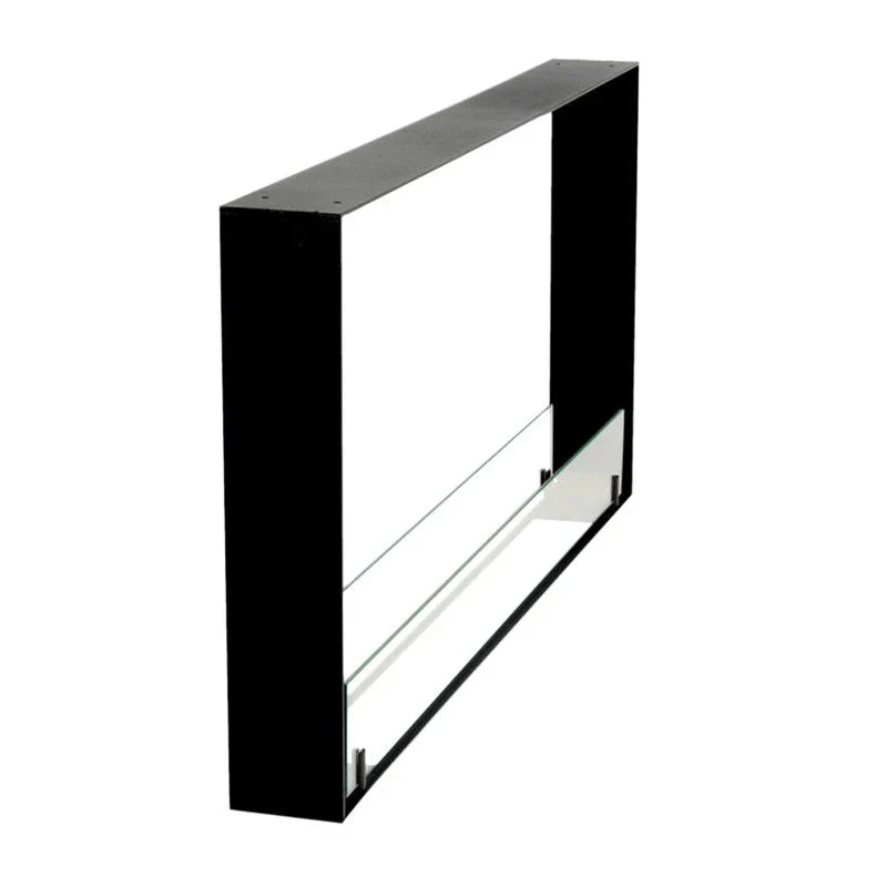 Foco Two 1000 Ultra Slim: Șemineu Dublu, Ultra-Subțire, pe Bioetanol, 10cm Adâncime