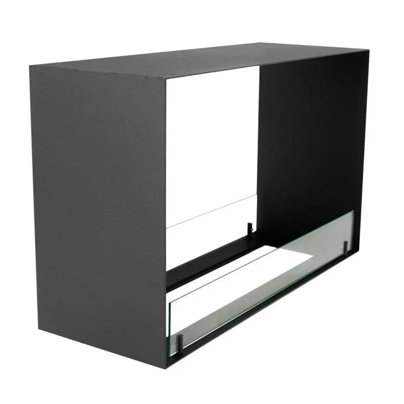 Foco Two 800 Medium: Șemineu Biocombustibil Dublu Decorativ, 80 cm Lățime