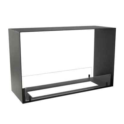 Foco Two 800 Medium: Șemineu Biocombustibil Dublu Decorativ, 80 cm Lățime