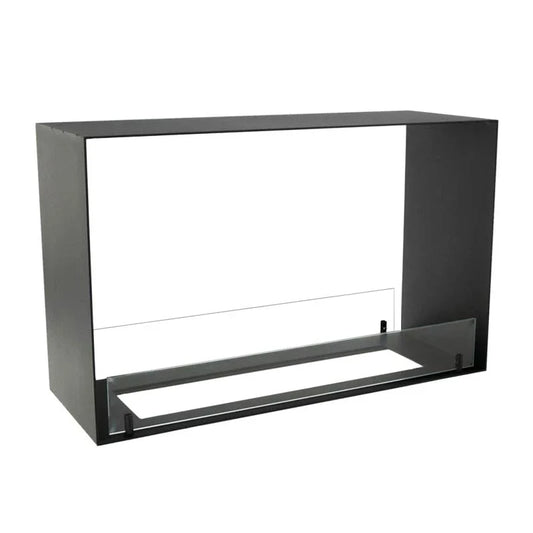 Foco Two 800 Medium: Șemineu Biocombustibil Dublu Decorativ, 80 cm Lățime