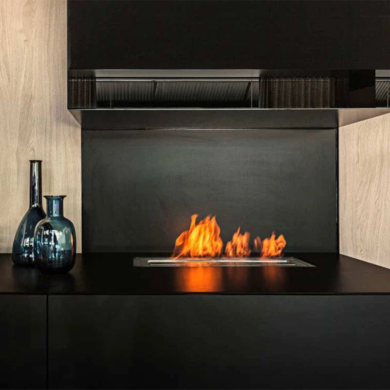 Arzător Slimline Icon Fires - 50 cm - Eficiență și Eleganță pentru Spații Mici