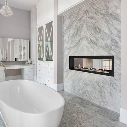 Șemineu pe Bioetanol Icon Fires Slimline 1400 - 140 cm, Elegant și Eficient Energetic