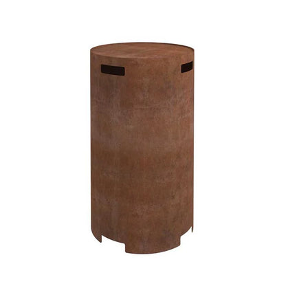 Șemineu Exterior pe Gaz Planika Galio Corten din Oțel Corten - Flacără Alungită, 13.6 kW