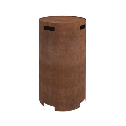 Focar de Exterior Rotund Corten Automatic - Arzător pe Gaz Controlabil