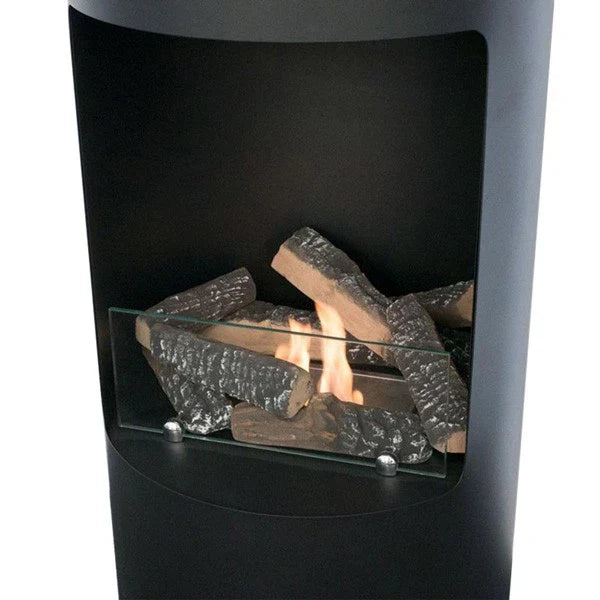 Set de 8 Piese Ceramice "Lemn" pentru Șeminee Bioetanol