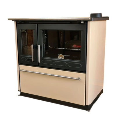 Soba de gătit PLAMEN 850 – Crem – 8 kW (racord dreapta)