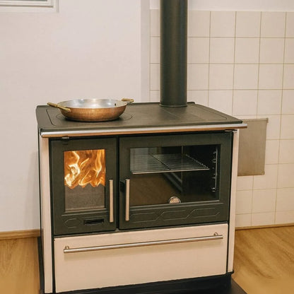 Soba de gătit PLAMEN 850 – Crem – 8 kW (racord dreapta)