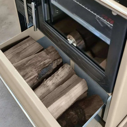 Soba de gătit PLAMEN 850 – Crem – 8 kW (racord dreapta)
