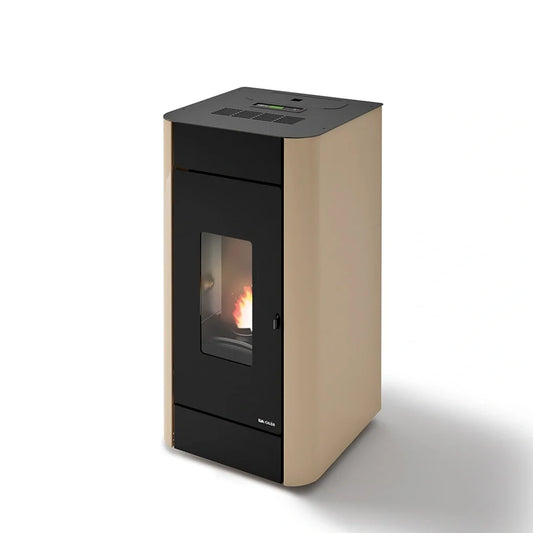 TERMOSEMINEU PE PELETI LISA 2.9-11.4 KW - CREM