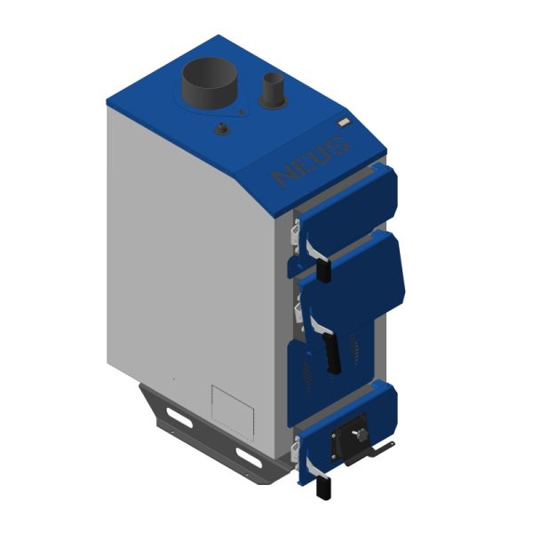 NEUS Praktik 20 kW - Cazan Robust pe Combustibil Solid pentru Încălzirea Eficientă a Spațiilor de Până la 200m²