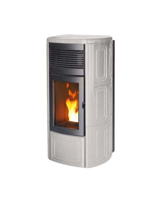 Sobă peleți MCZ SUITE Hydromatic 16 - 16 kW - Centrală termică - Alb