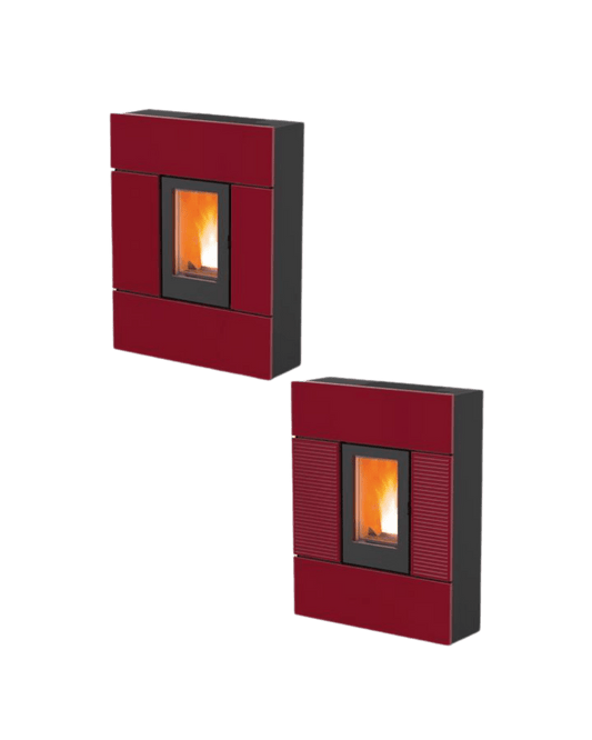 Sobă peleți MCZ RAY Comfort AIR 8 - 8 kW - Rosu
