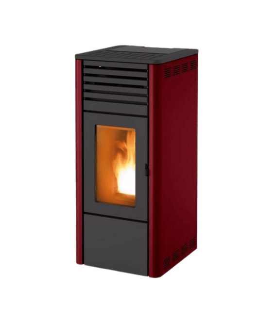 Sobă peleți MCZ MAGGIE AIR 1 - 10 kW - Rosu