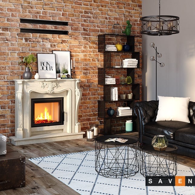 Șemineu SAVEN Energy 60×50 ECO 14,5 kW