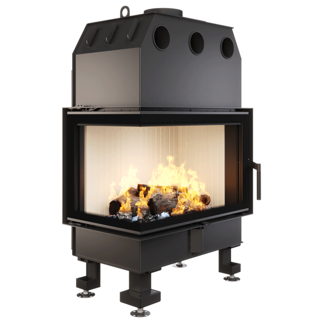 Șemineu SAVEN Energy 75х50х47 L ECO 15,1 kW Sticlă laterală stânga
