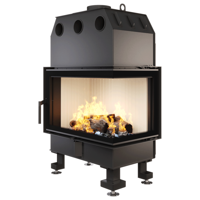 Șemineu SAVEN Energy 75х50х47 R ECO 15,1 kW Sticlă laterală dreapta