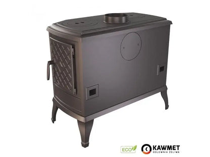 Soba pe lemne KAWMET P7, cu plita pentru gatit, 10.5 kW, PB ECO – Dreapta