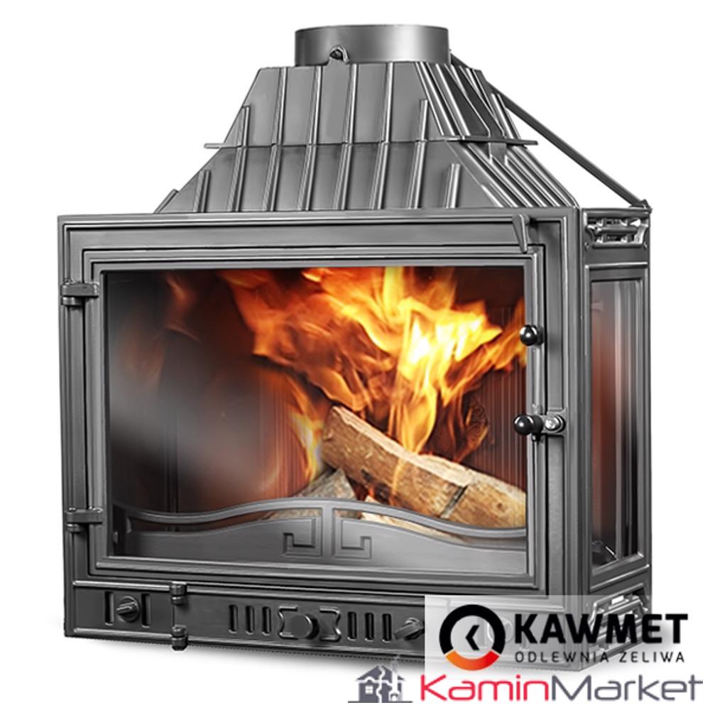 Kawmet W3 16.7 kW PB - Focar șemineu fontă sticlă - Laterală dreapta