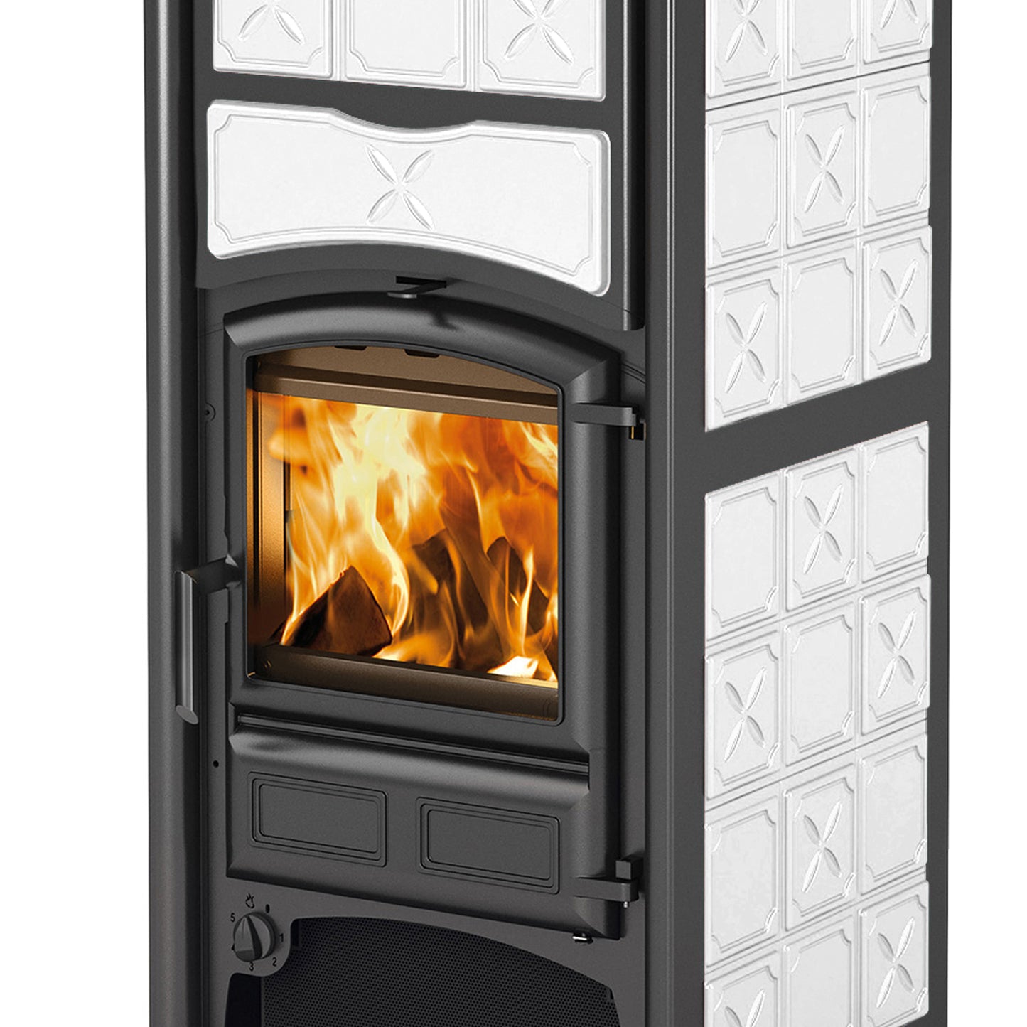 La Nordica Loriet S DSA Sobă tip centrala , albă