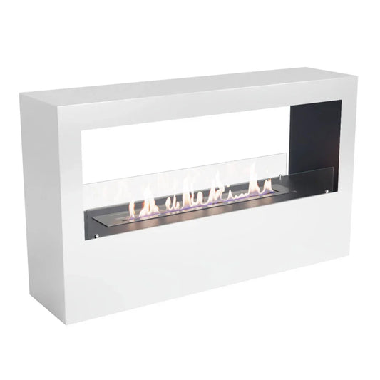 Șemineu Freestanding ScandiFlames Lansing XL Alb - Eleganta și Căldură în Spațiul Tău