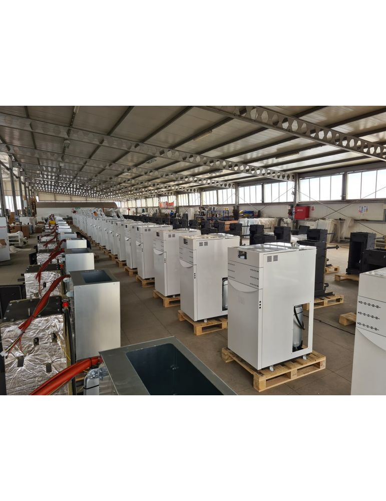 Lidya Compact Plus 15kW Pellet Boiler with Automatic Burner Cleaning