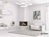 Șemineu Kawmet W16 ECO 13,5 kW Sticlă laterală Dreapta