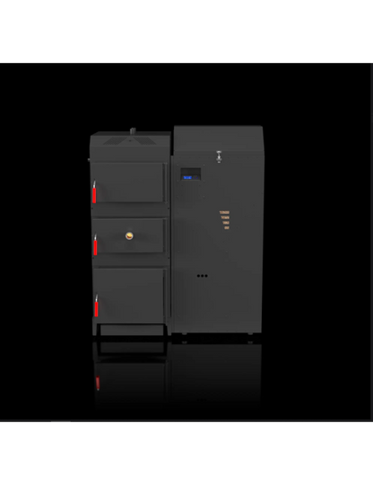 Kozlusan LogPel 40kW Hybrid Wood and Pellet Boiler with 280L Pellet Hopper