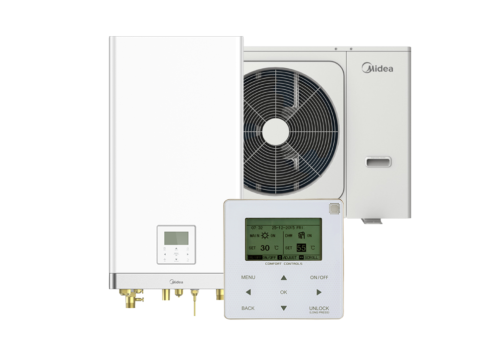 Midea 16 kW Split Heat Pump - 380V High-Efficiency Heating and Cooling System