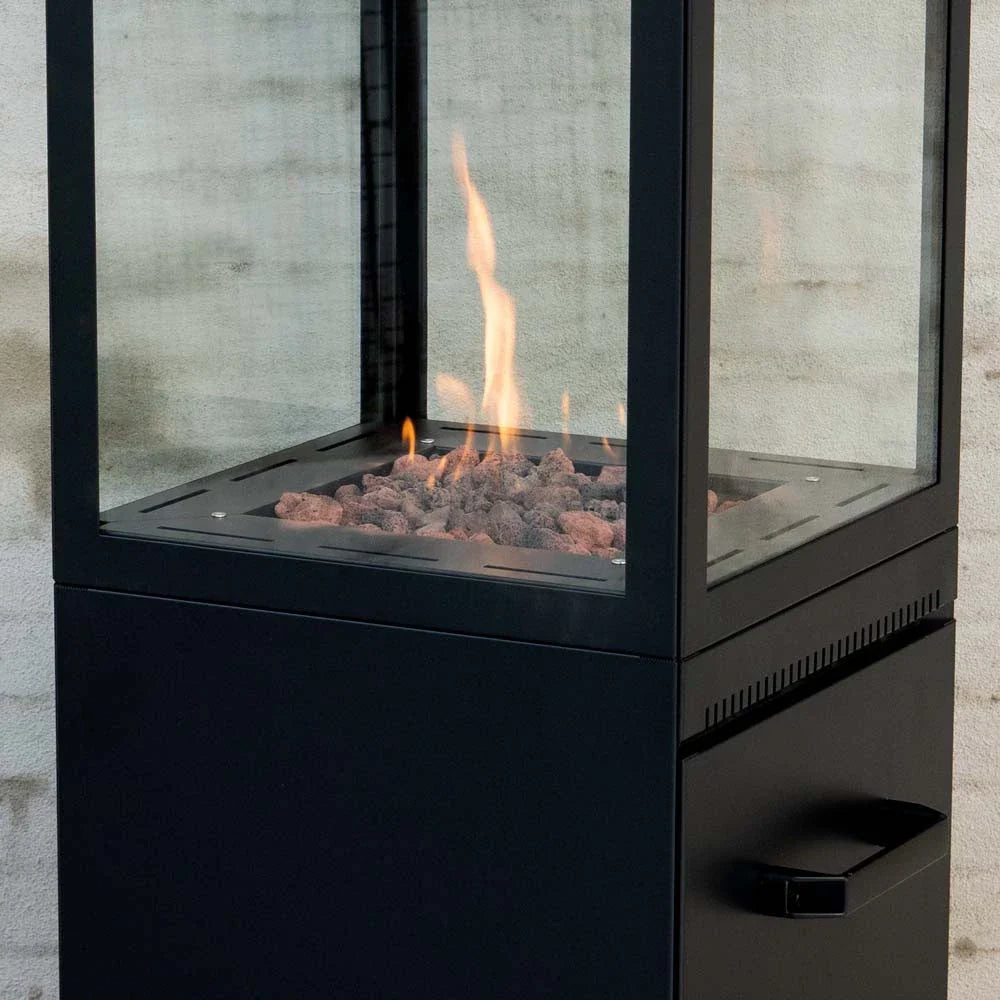 Încălzitor de Exterior Elegant Murcia - Design Modern pe Gaz pentru Terasa Ta