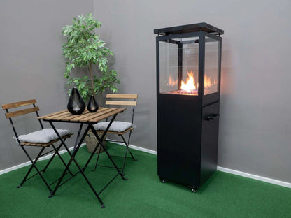 Încălzitor de Exterior Elegant Murcia - Design Modern pe Gaz pentru Terasa Ta