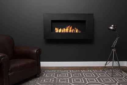 Șemineu de Perete Icon Fires Nero 1150 - Negru, Eficiență Energetică și Design Modern