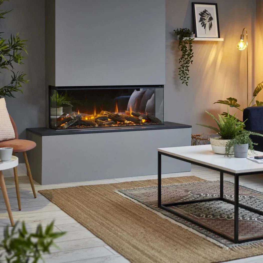 Șemineu Electric Încorporat New Forest 1200 - Căldură și Stil Premium