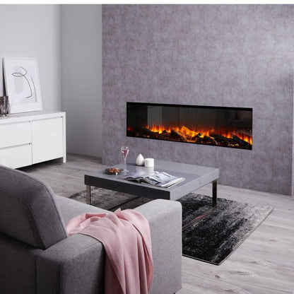 Șemineu Electric Încorporat British Fires New Forest 1600 - Vizualizare Flacără 1, 2 sau 3 Sided
