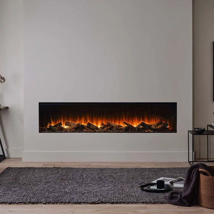 Șemineu Electric Încorporat British Fires New Forest 1900 - Vederi Panoramice Personalizabile