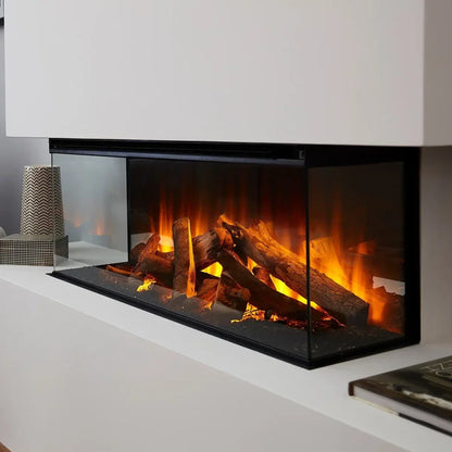 Șemineu Electric Încorporat New Forest 870 - Vederi Multiple ale Flăcărilor