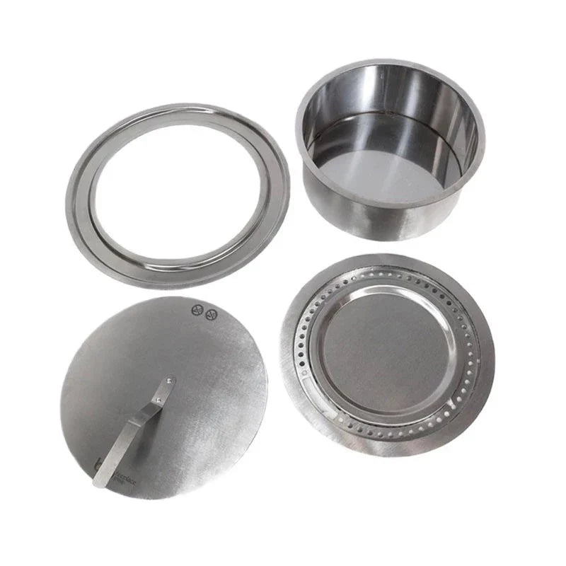 Arzător Rotund de Exterior pe Bioetanol - 5 Litri pentru Proiecte DIY