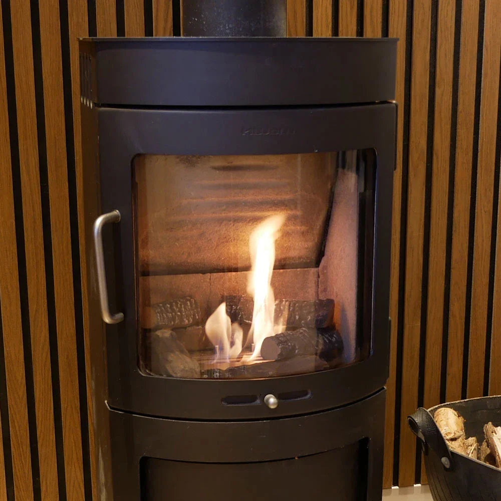 Set de 8 Piese Ceramice "Lemn" pentru Șeminee Bioetanol