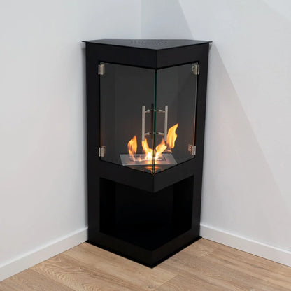 Șemineu pe colț ScandiFlames Alaska pe bioetanol – Flacără pe două fețe, Autonomie 6 ore