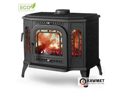 Sobă Kawmet P7 ECO 10,5 kW Sticlă laterală stânga