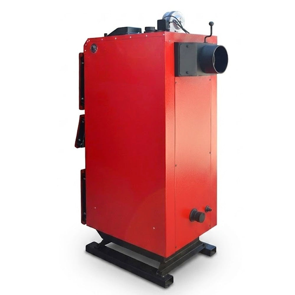 Pachet centrala/Cazan pe lemn/carbune Termax Grizzly 27 kW cu ventilator si automatizare, 180 m²