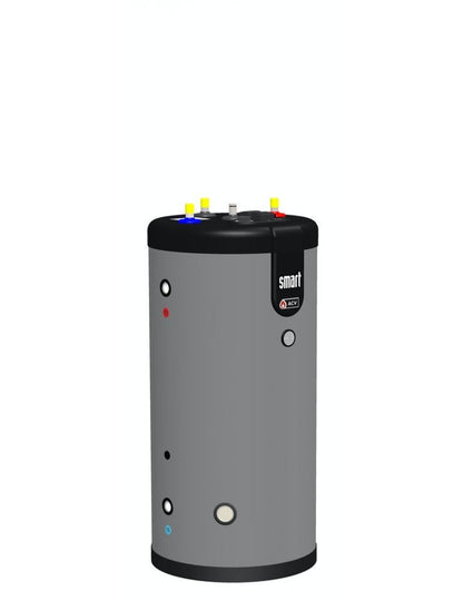 Arca Step Fuego FU 45R Inox Central Heating Boiler with ACV Smart E 210 Stainless Steel Indirect Water Heater