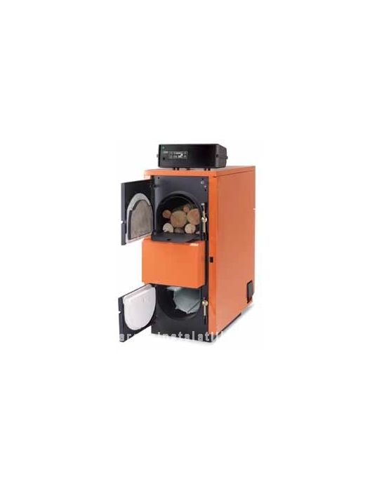 Arca Step Fuego FU 56R Inox Central Heating Boiler with ACV SLEW 240 Stainless Steel Boiler