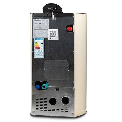 KOPH PM 25 kW Pellet Fireplace Smart Control Bundle: 160sqm Heating, WiFi Thermostat, Ash Vacuum, and Voltage Stabilizer
