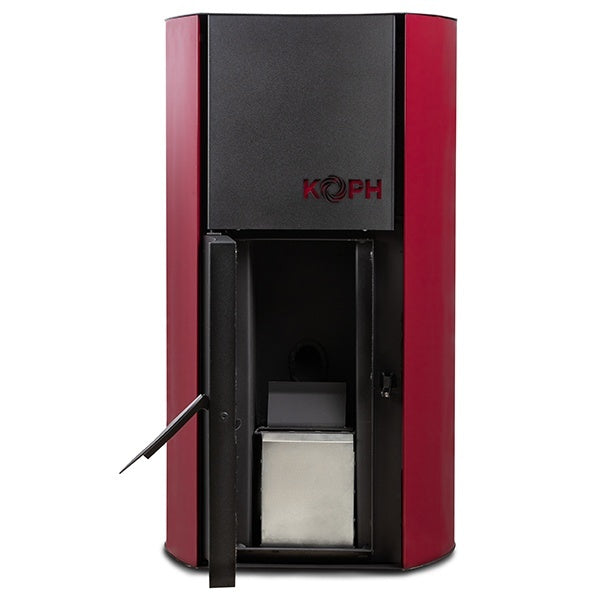 Pachet Smart Control: Termosemineu peleti KOPH PM 30kW (200mp) cu accesorii, Termostat WiFi KOPH I302, Aspirator cenusa 1000W si Stabilizator tensiune