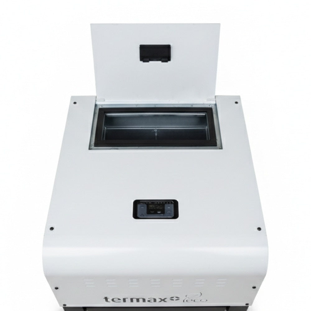 Pachet Smart Control: Termosemineu pe peleti Termax Kamin ECO 25kW, Termostat WiFi KOPH I302, Aspirator cenusa 1000W si Stabilizator tensiune