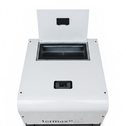 Pachet Smart Control: Termosemineu pe peleti Termax Kamin ECO 25kW, Termostat WiFi KOPH I302, Aspirator cenusa 1000W si Stabilizator tensiune