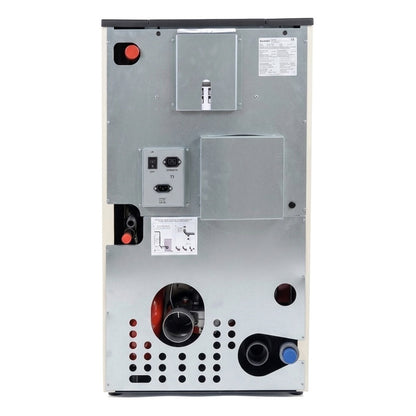 Pachet Smart Control: Termosemineu pe Peleti Termax Kamin 15kW cu Termostat WiFi, Aspirator Cenusa si Stabilizator Tensiune