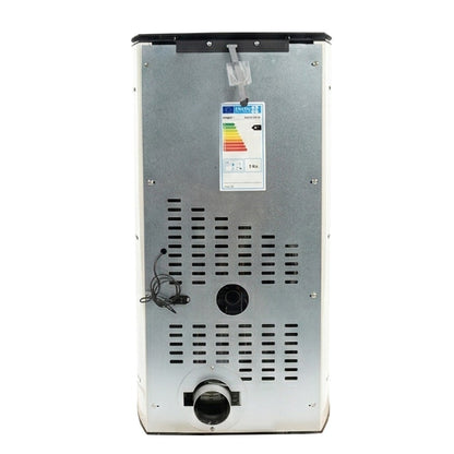 Soba pe peleti KOPH PD 10 kW cu aer cald, buncar 12 kg, pentru incalzire 60 mp, Culoare Alb